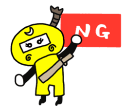 Kunoichi Monme(English version) sticker #1827975