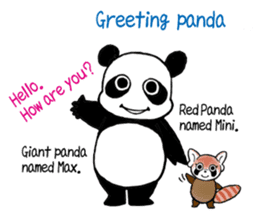 PANDA and panda sticker #1828201