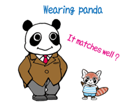 PANDA and panda sticker #1828232
