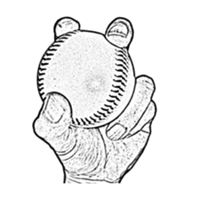 Hand no letter version of the drawing sticker #1829423