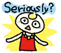 Cute cat girl sticker #1829566