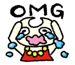 Cute cat girl sticker #1829599