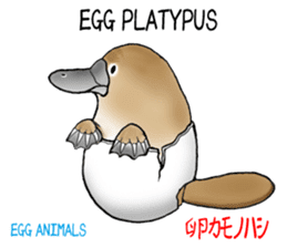 Egg animals sticker #1829979