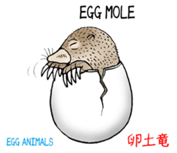 Egg animals sticker #1829993
