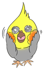 Cockatiel Cotton Candy & Jin's Daily - 2 sticker #1830362