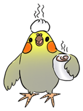 Cockatiel Cotton Candy & Jin's Daily - 2 sticker #1830391