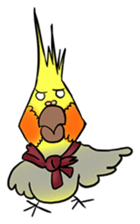 Cockatiel Cotton Candy & Jin's Daily - 2 sticker #1830396