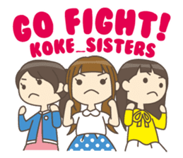 Koke_Sisters Sticker sticker #1830840