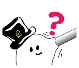 The daily life of charming Q-pot.Ghosts! sticker #1831162