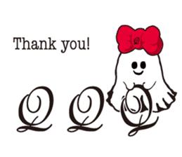 The daily life of charming Q-pot.Ghosts! sticker #1831163