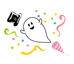 The daily life of charming Q-pot.Ghosts! sticker #1831165