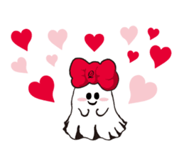 The daily life of charming Q-pot.Ghosts! sticker #1831166
