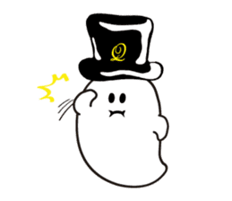 The daily life of charming Q-pot.Ghosts! sticker #1831170
