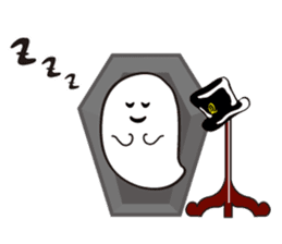 The daily life of charming Q-pot.Ghosts! sticker #1831172