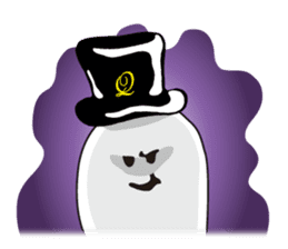 The daily life of charming Q-pot.Ghosts! sticker #1831173