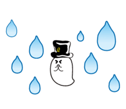 The daily life of charming Q-pot.Ghosts! sticker #1831176
