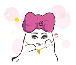 The daily life of charming Q-pot.Ghosts! sticker #1831178