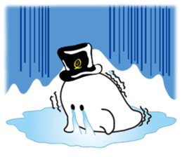 The daily life of charming Q-pot.Ghosts! sticker #1831182