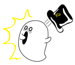 The daily life of charming Q-pot.Ghosts! sticker #1831185