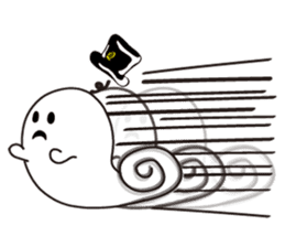 The daily life of charming Q-pot.Ghosts! sticker #1831187