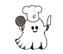 The daily life of charming Q-pot.Ghosts! sticker #1831193