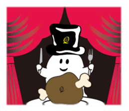 The daily life of charming Q-pot.Ghosts! sticker #1831195
