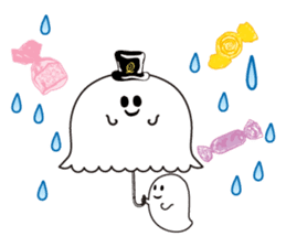 The daily life of charming Q-pot.Ghosts! sticker #1831197