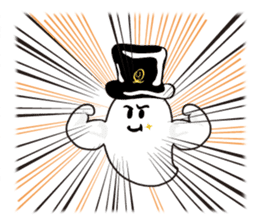 The daily life of charming Q-pot.Ghosts! sticker #1831198