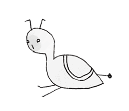 Snailworm sticker #1831309