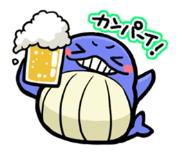 The OSSAN Whale sticker #1831528