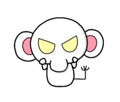 elephant, pi-chan sticker #1832285