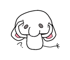 elephant, pi-chan sticker #1832302