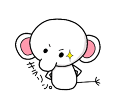 elephant, pi-chan sticker #1832309