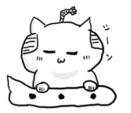 samurai cat part2 sticker sticker #1832734
