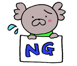 KoaPooh.Sticker frequently used everyday sticker #1833922