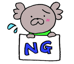 KoaPooh.Sticker frequently used everyday sticker #1833922