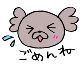 KoaPooh.Sticker frequently used everyday sticker #1833924