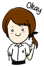 Pink-chan | Student Daily Life. sticker #1834604