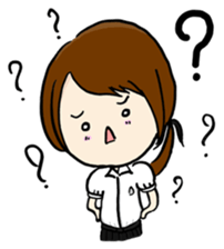 Pink-chan | Student Daily Life. sticker #1834608