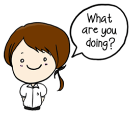 Pink-chan | Student Daily Life. sticker #1834609