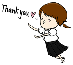 Pink-chan | Student Daily Life. sticker #1834613