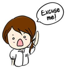 Pink-chan | Student Daily Life. sticker #1834616