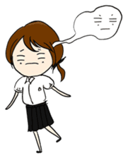 Pink-chan | Student Daily Life. sticker #1834625