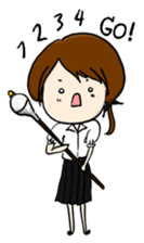 Pink-chan | Student Daily Life. sticker #1834630