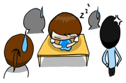 Pink-chan | Student Daily Life. sticker #1834634