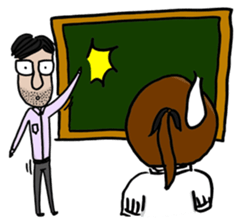 Pink-chan | Student Daily Life. sticker #1834636