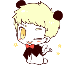 Mr.Panda & Miss Strawberry sticker #1834760