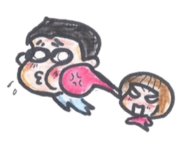 AsaBlue life style sticker #1834963