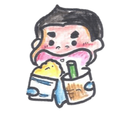 AsaBlue life style sticker #1834997