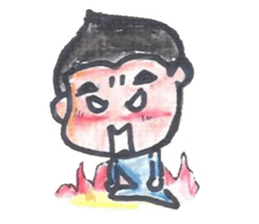 AsaBlue life style sticker #1834999